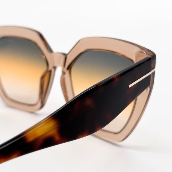 NEW TOM FORD PHOEBE TF939 45B WOMEN SQUARE SUNGLASSES FT0939/S 45B - Picture 5 of 10